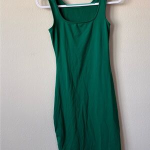 Chic Green Tank Dress
